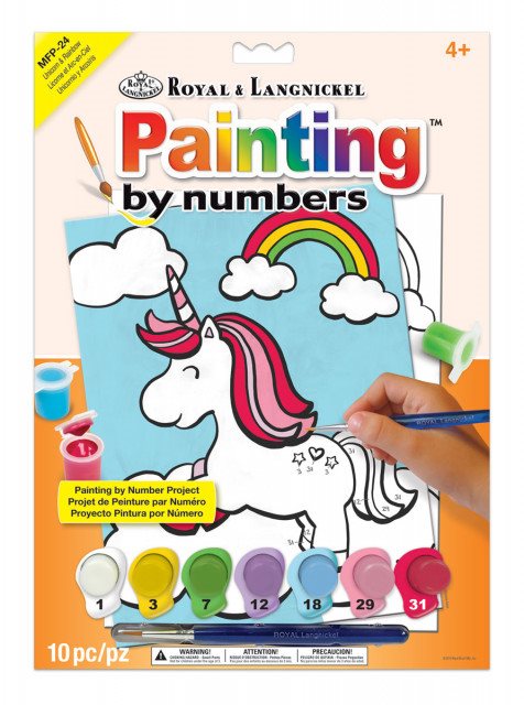 Paint By Numbers Enhörning MFP24