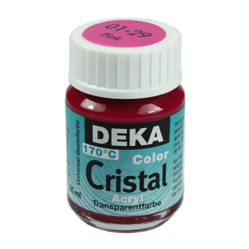 Glasfärg Rosa 25ml