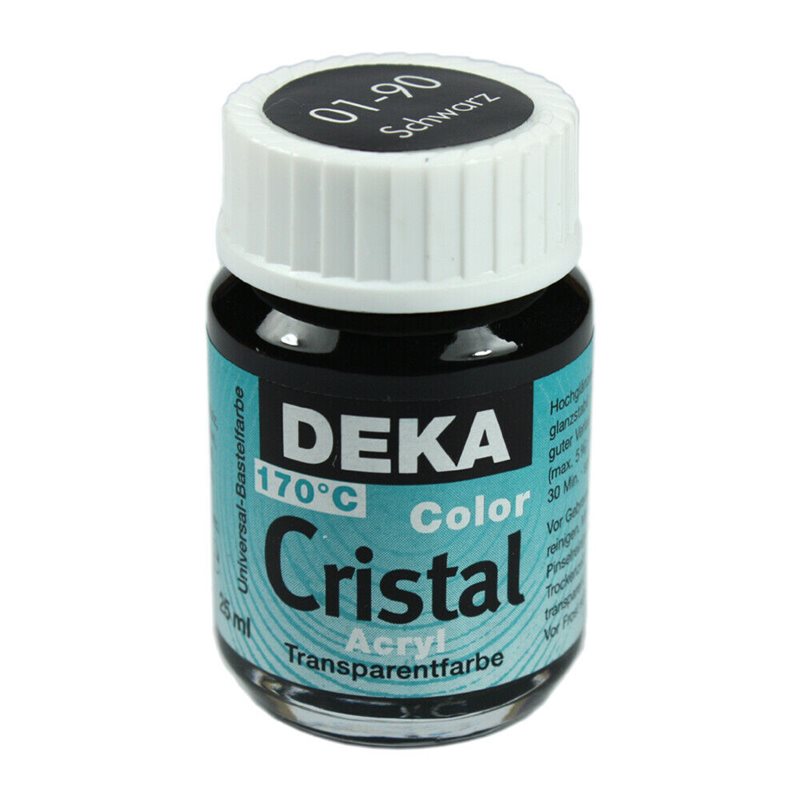 Glasfärg Svart 25ml