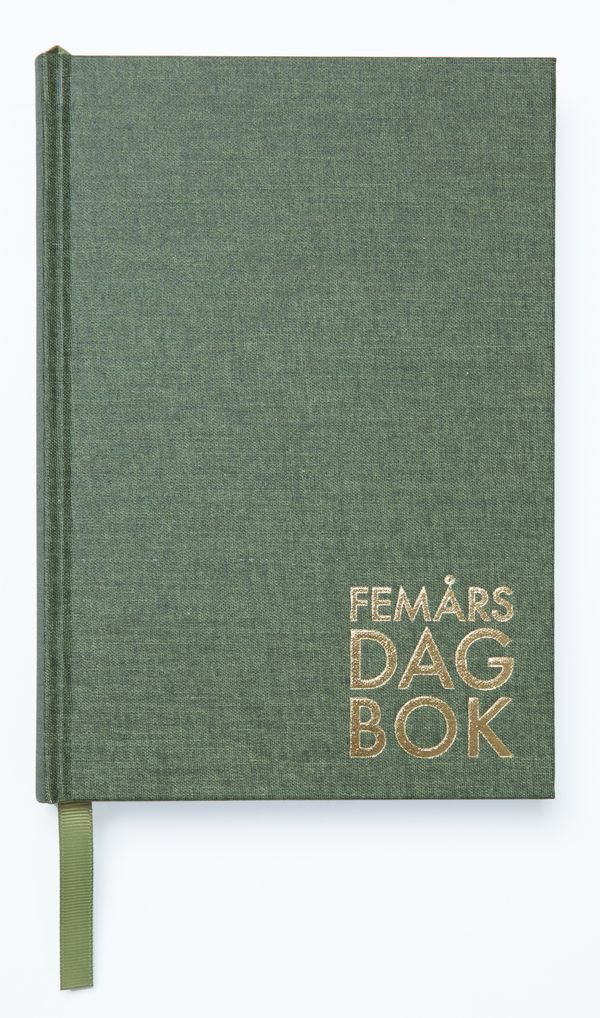 5-ÅRSDAGBOK MOSSGRÖN
