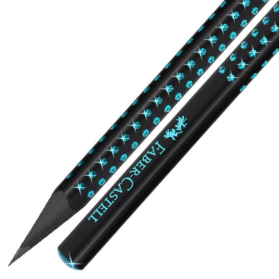 Blyertspenna Faber-Castell Sparkle, sort färger