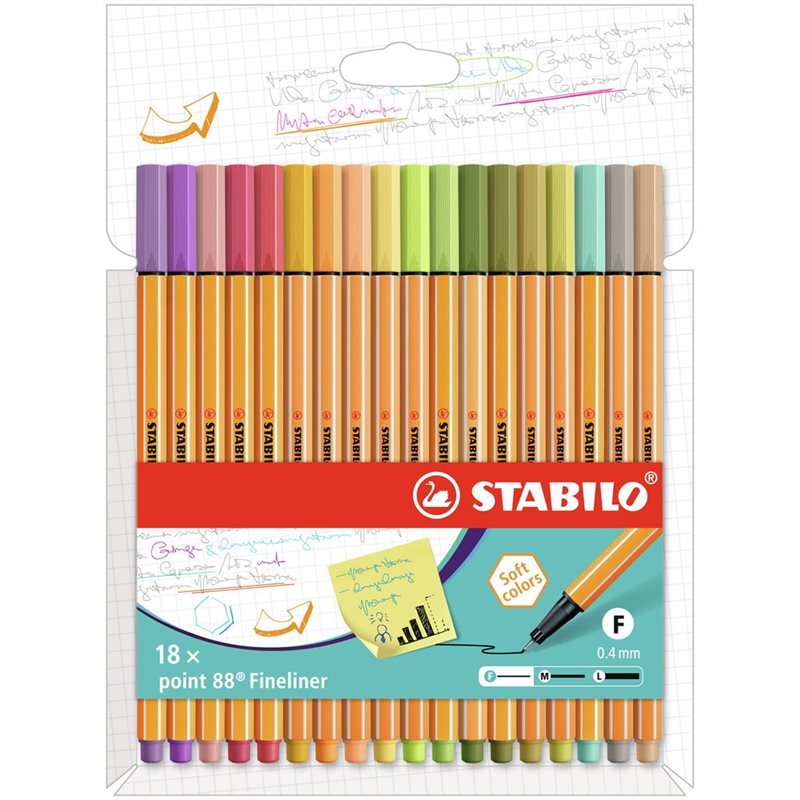 STABILO Point 88 Trend 18 Pack