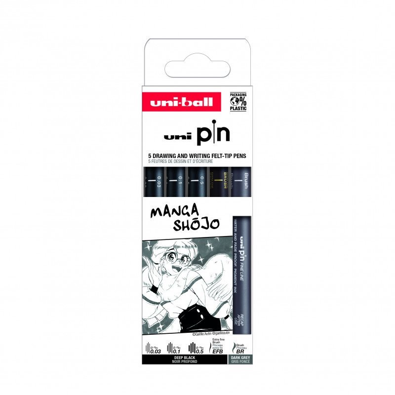 Uni-Ball Pin Manga Shojo 5st/fp
