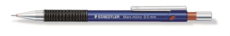 Stiftpenna Mars Micro 0,5mm blå