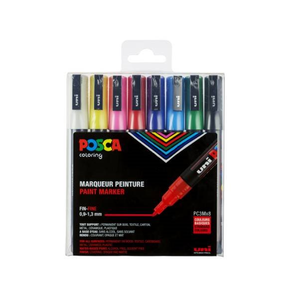 POSCA CORNER ETUI PC3-8
