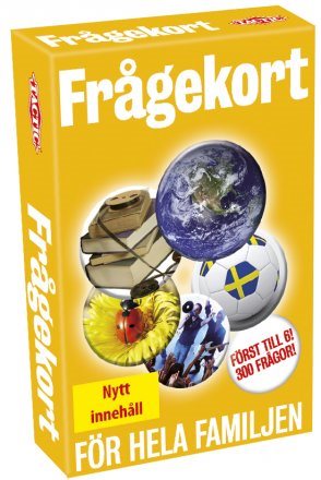 Spel barn Frågekort för hela familjen 8+