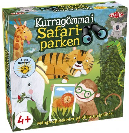 Spel barn Kurragömma i Safariparken 4+