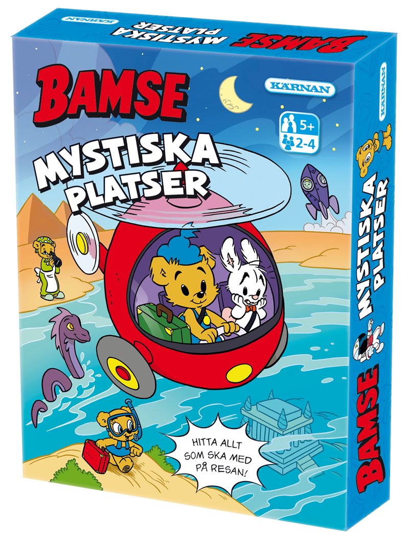Spel barn Bamse Mystiska platser 5+