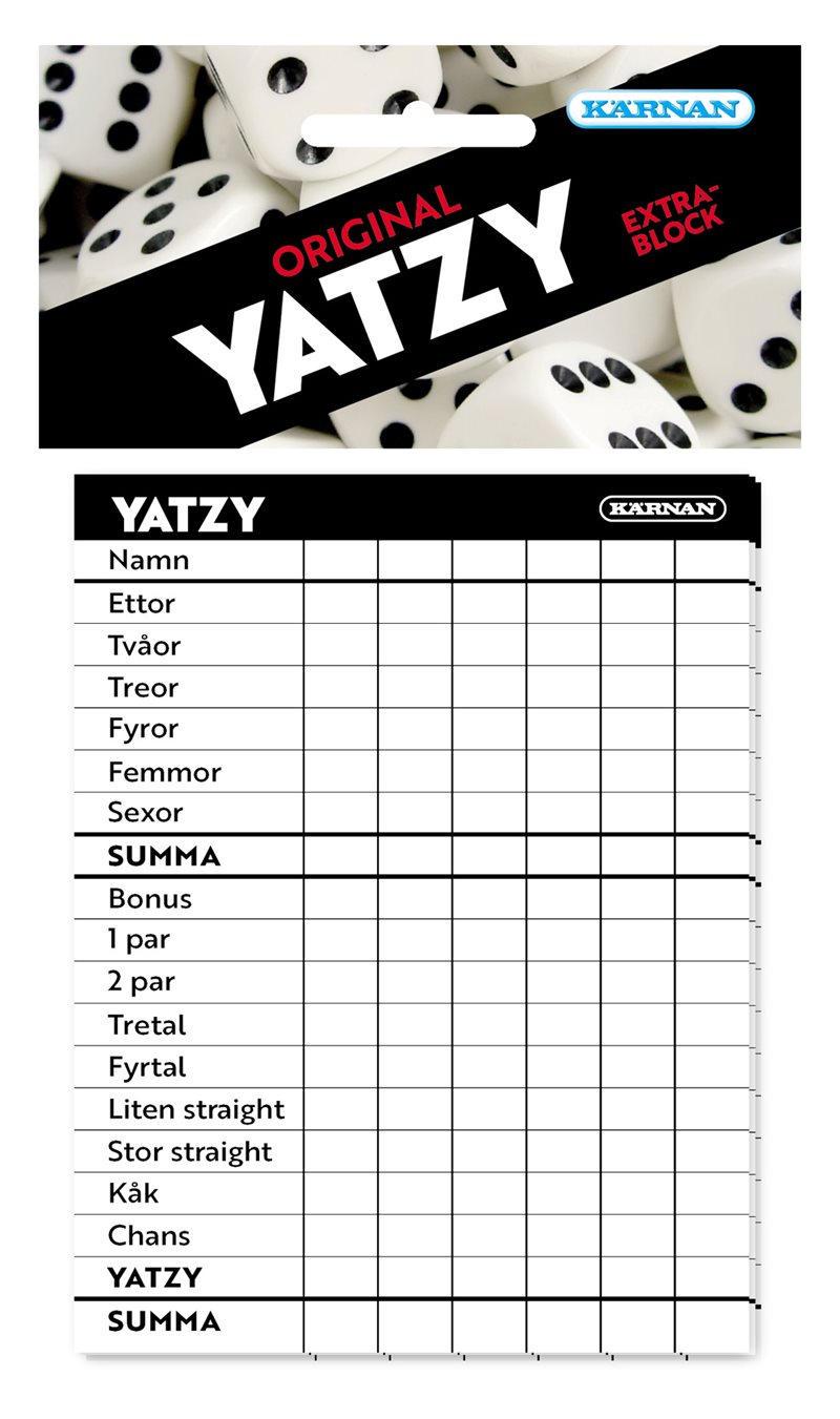 Spel tillbehör Yatsy extrablock+