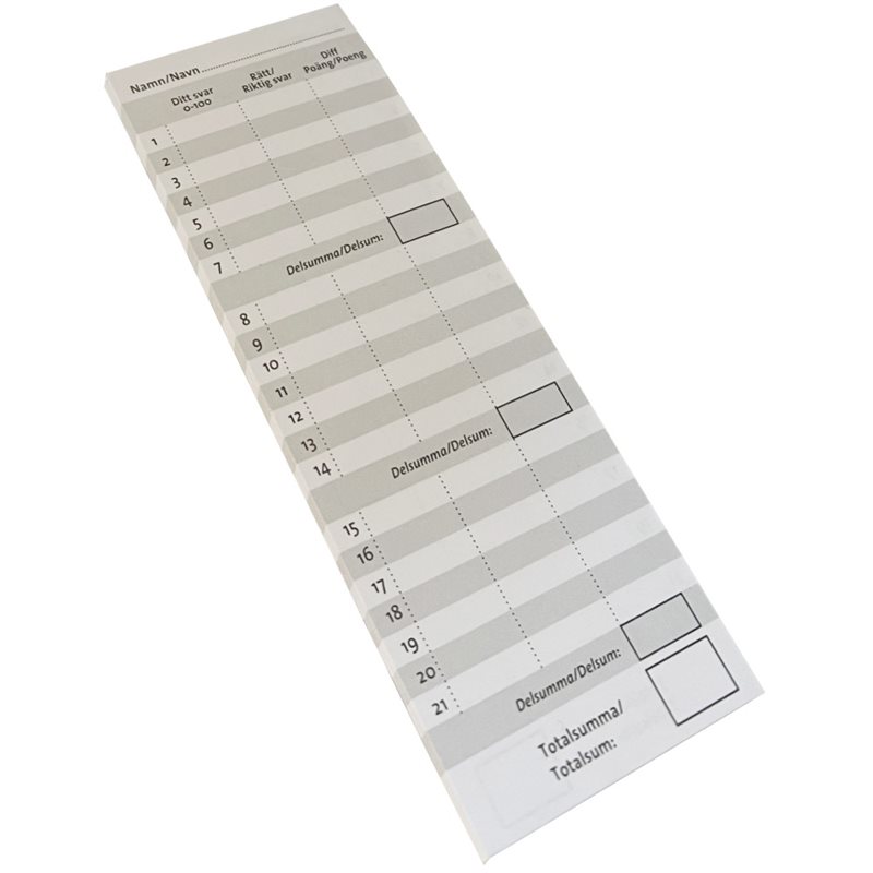 Spel tillbehör Extrablock 0-100