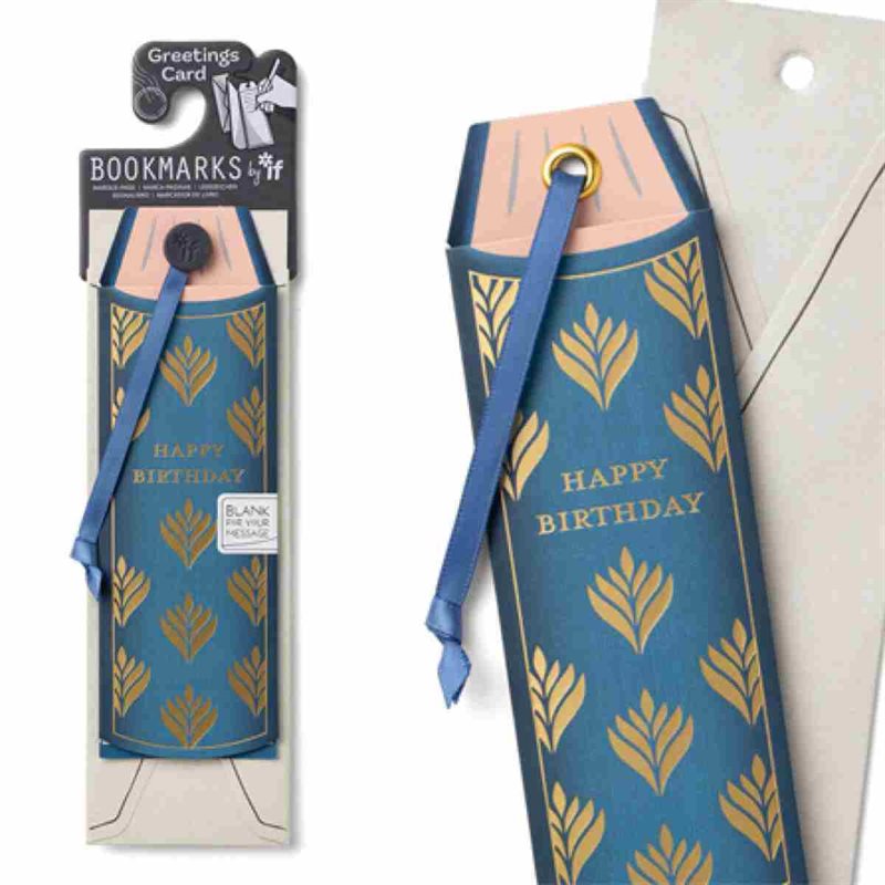 Bokmärke/Gratulationskort Happy Birthday