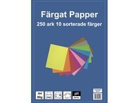 Kopieringspapper A4, 80g 10 färger 250/FP