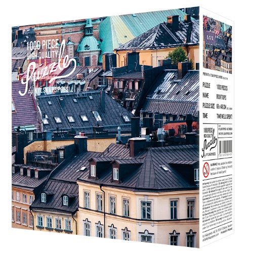 Pussel Rooftops – 1000 bitar