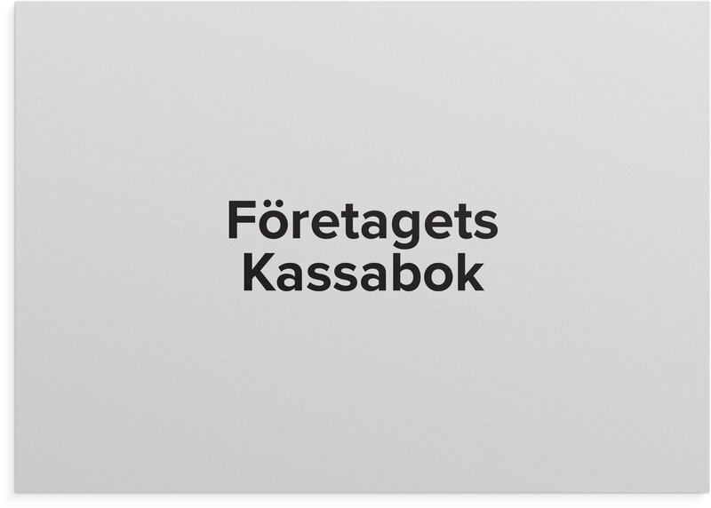 Företagets kassabok A4L