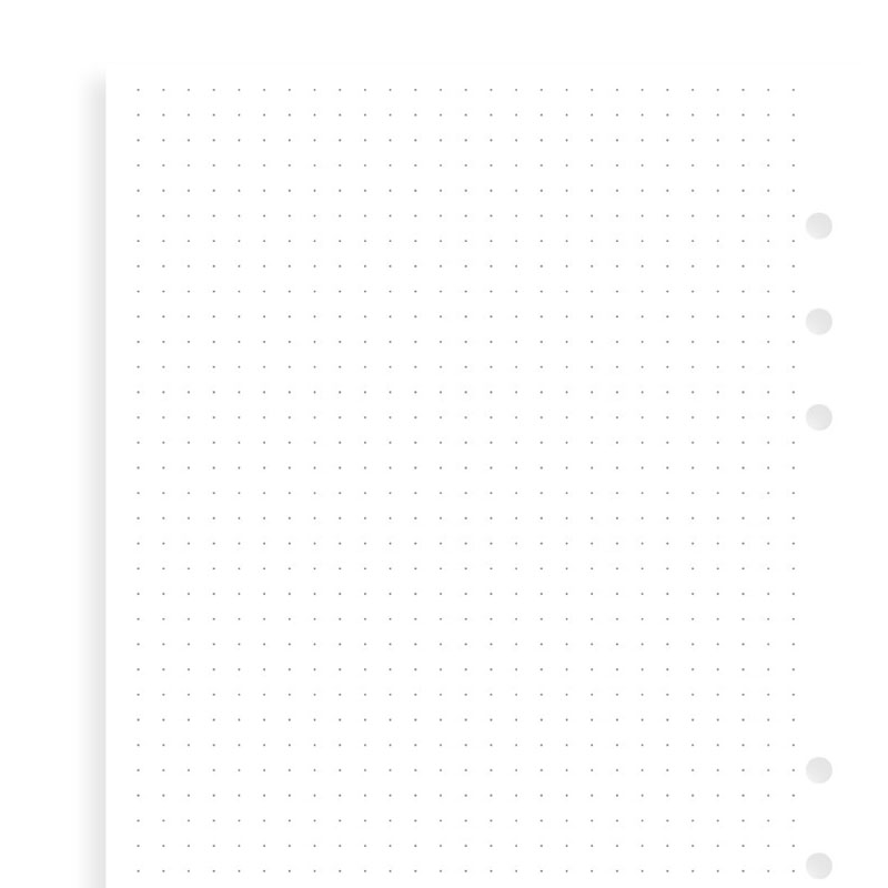 A5 Organiser Dotted Paper