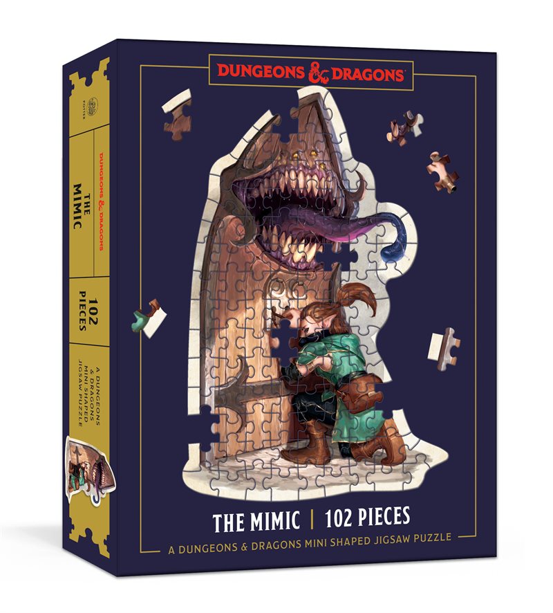 Dungeons & Dragons Mini Shaped Jigsaw Puzzle: The Mimic Edition