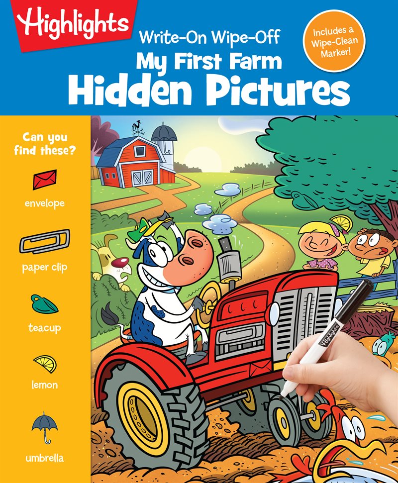 Write-on Wipe-off: My First Farm Hidden Pictures