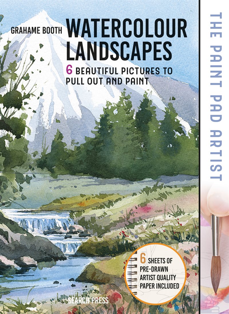 Paint pad artist: watercolour landscapes - 6 beautiful pictures to pull out