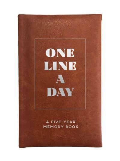 Vegan Leather One Line a Day - A Five-Year Memory Book