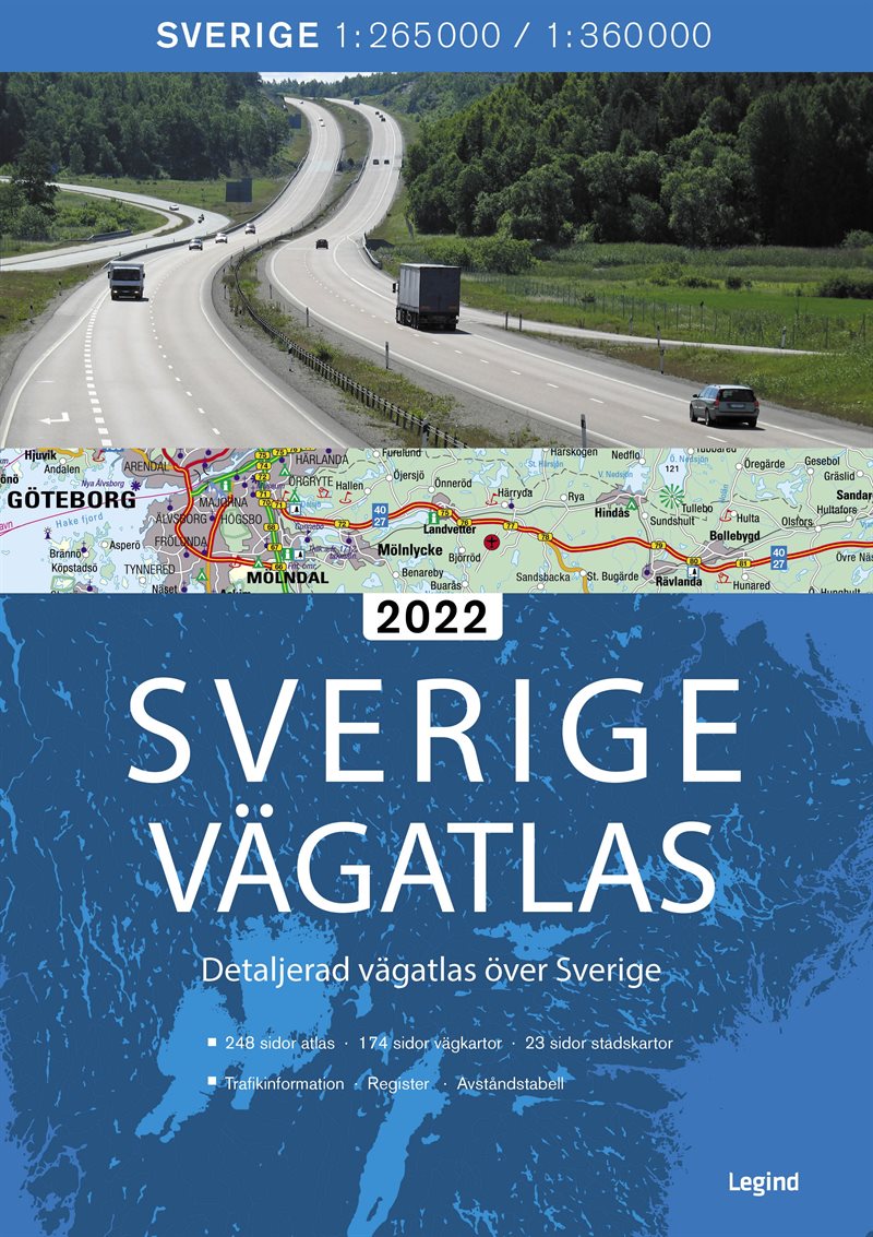 Sverige vägatlas 2022