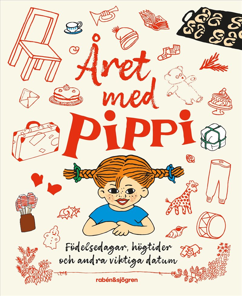 Året med Pippi : födelsedagsbok