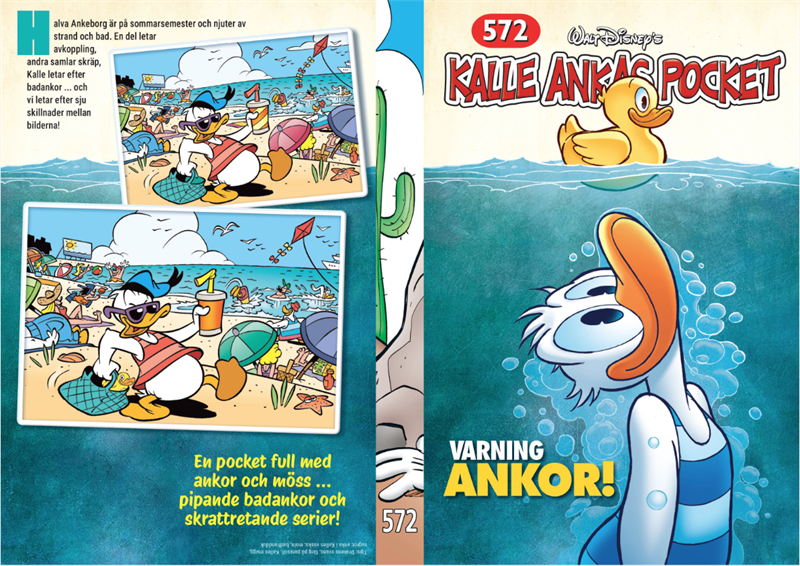 Kalle Ankas Pocket 572 : Varning Ankor!