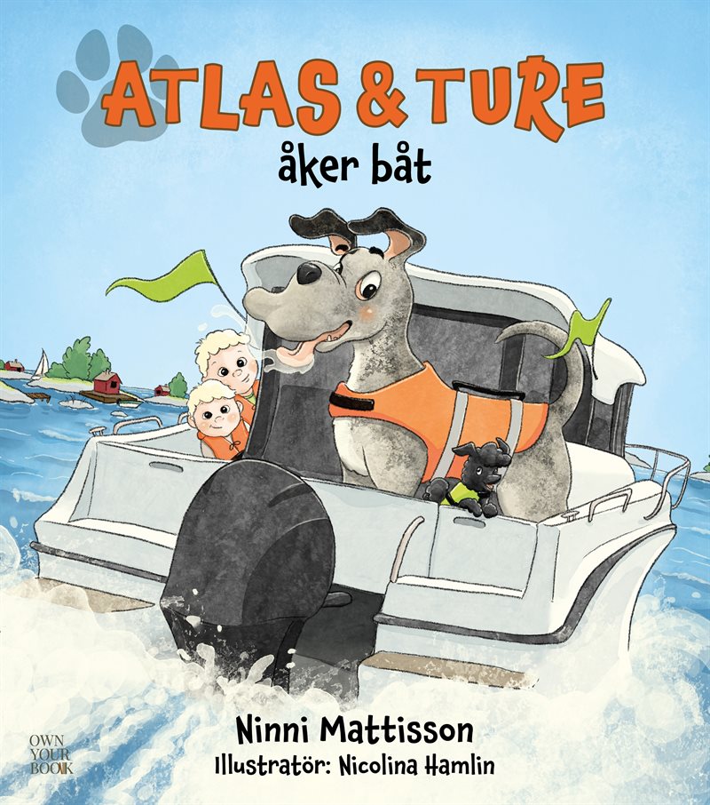 Atlas & Ture åker båt