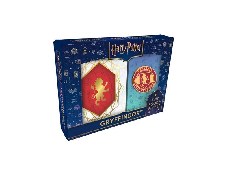Harry Potter: Gryffindor Tiny Book and Pin Set