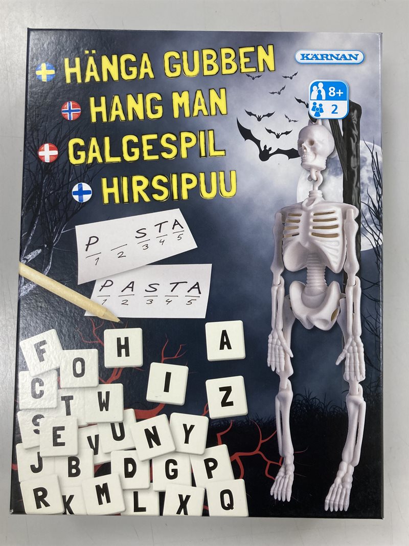 Spel barn Hänga Gubben 8+