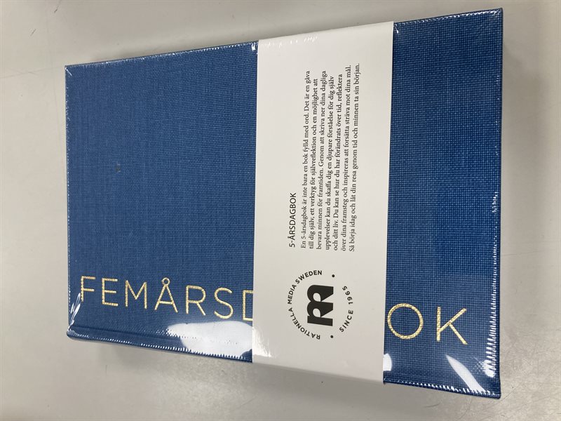 5-ÅRSDAGBOK BLÅ