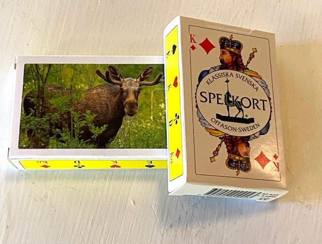 Spelkort Älg klassiska