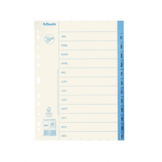 Pappersregister JOPA A4 jan-dec