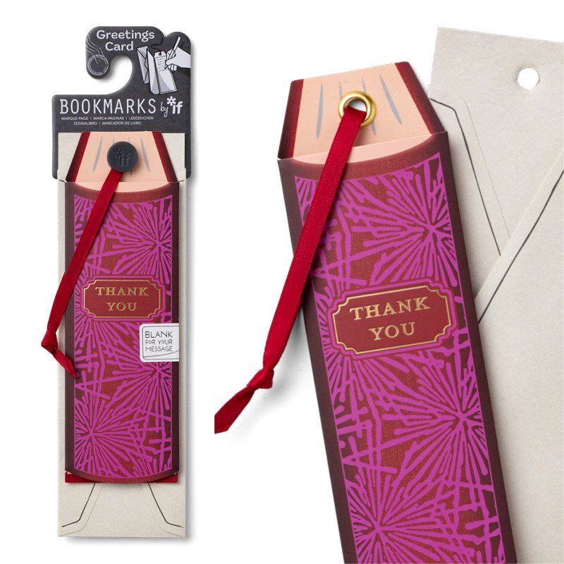 Bokmärke/Gratulationskort Thank You