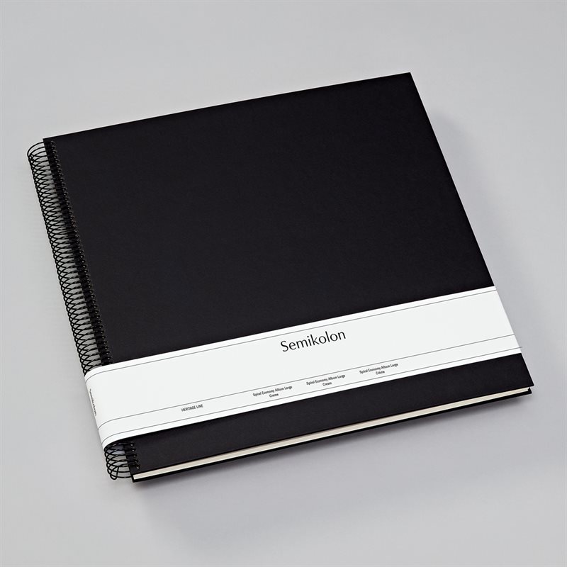 Fotoalbum Semikolon Svart 34,5x33,2 cm 50 sid 270gr 