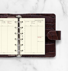 PFilofax - ocket Refill 2027 Vecka/Uppslag Vertikal