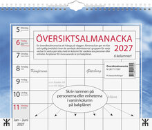 Väggkalender - Översiktsalmanacka FSC