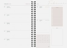 Elevkalender A5 Plain Blue Marble Almanacksförlaget