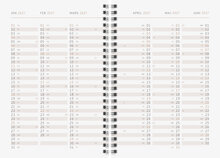 Elevkalender A5 Black FSC Almanacksförlaget