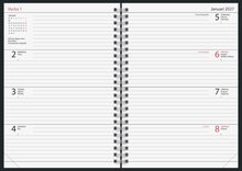 Agenda - Dagbok Flora Wire-O FSC