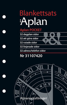 Kalender 2024 Aplan Pocket Blankettsats