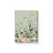 Anteckningsbok A5 Sommaräng grön